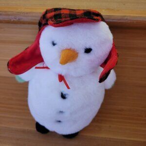 MELTY the Plush SNOWMAN Stuffed Animal Red Hat 15474 Douglas Cuddle Toys…